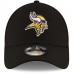 Men's Minnesota Vikings New Era Black The League 9FORTY Adjustable Hat 2485385